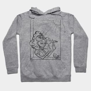 Head in the Clouds (Dark Lineart) Hoodie